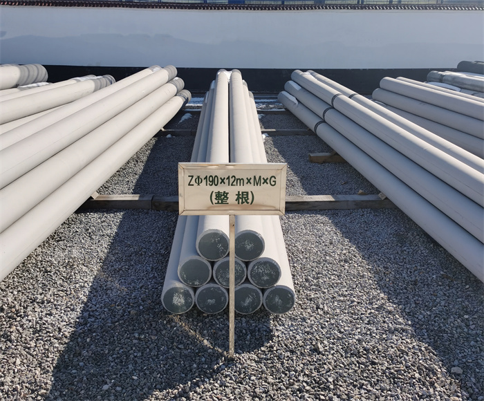 江北190×12米钢筋混凝土水泥电线杆